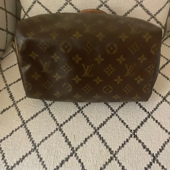 Louis Vuitton Speedy 25 Monogram Leather Satchel (Vintage) - Picture 4 of 9